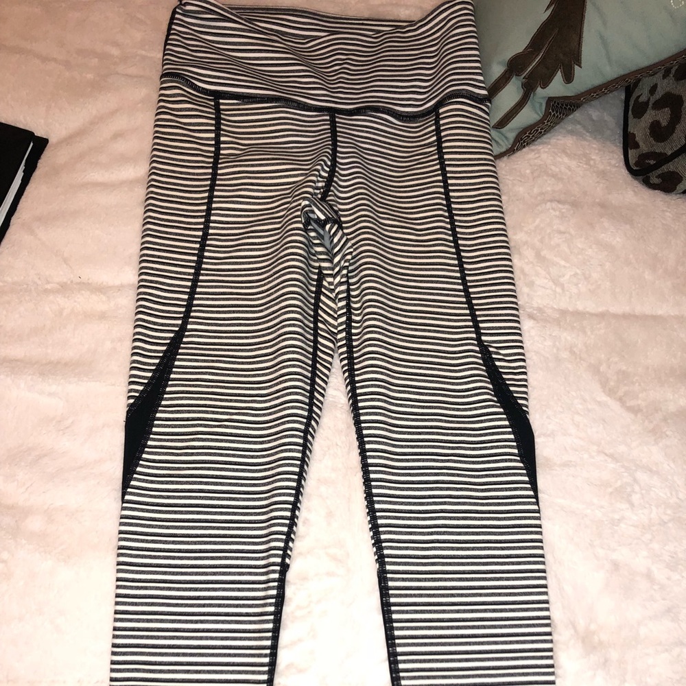 Striped athetica leggings